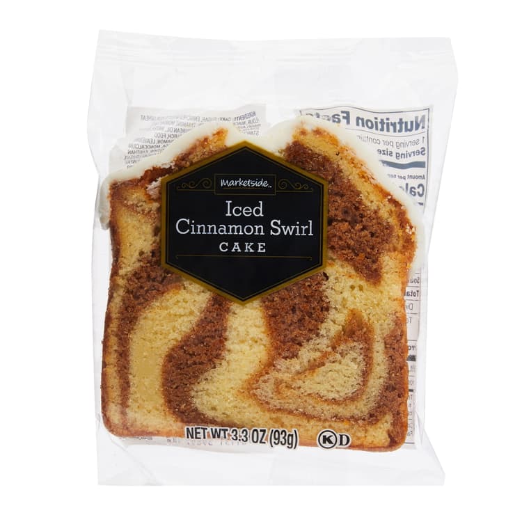 Marketside Iced Cinnamon Swirl Cake