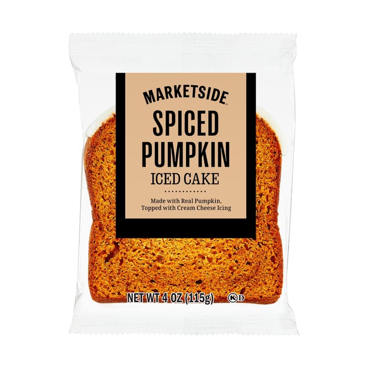Marketside Iced Regular Pumpkin Sliced Cake, Individually Wrapped