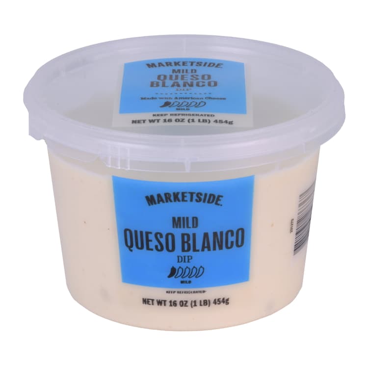 Marketside Mild Queso Blanco Cheese Dip, Tub