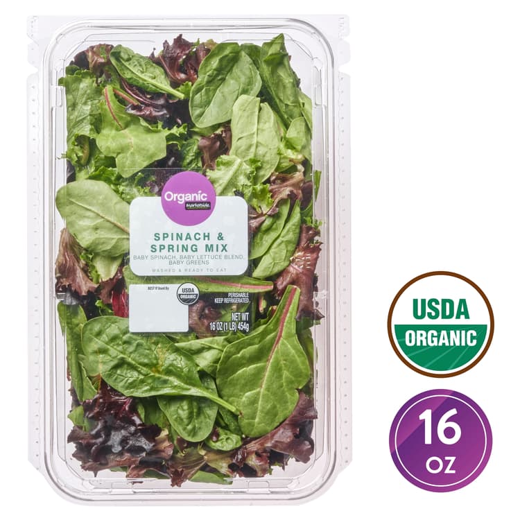 Marketside Organic Spinach & Spring Mix