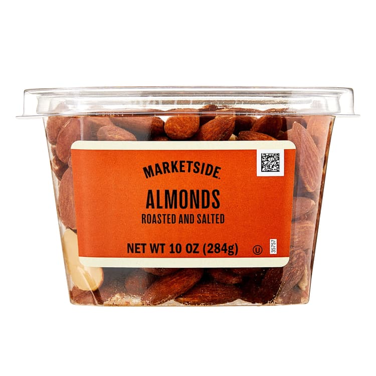 Marketside Roasted And Salted Almonds, Tub