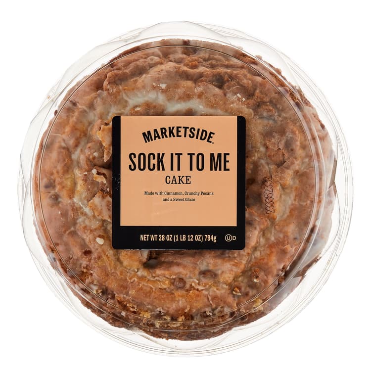 Marketside Sock It To Me Cake, Vanilla & Cinnamon, Base And Dome