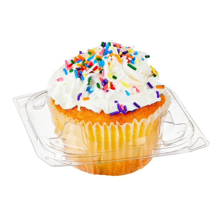 Marketside Vanilla Jumbo Cupcake Filled With Vanilla Frosting