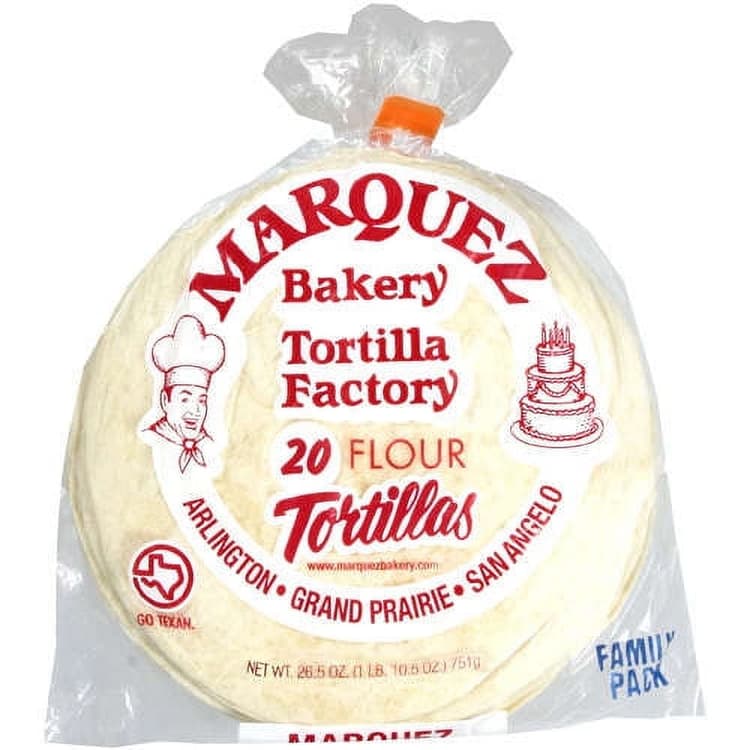 Marquez Bakery Marquez Flour Tortillas