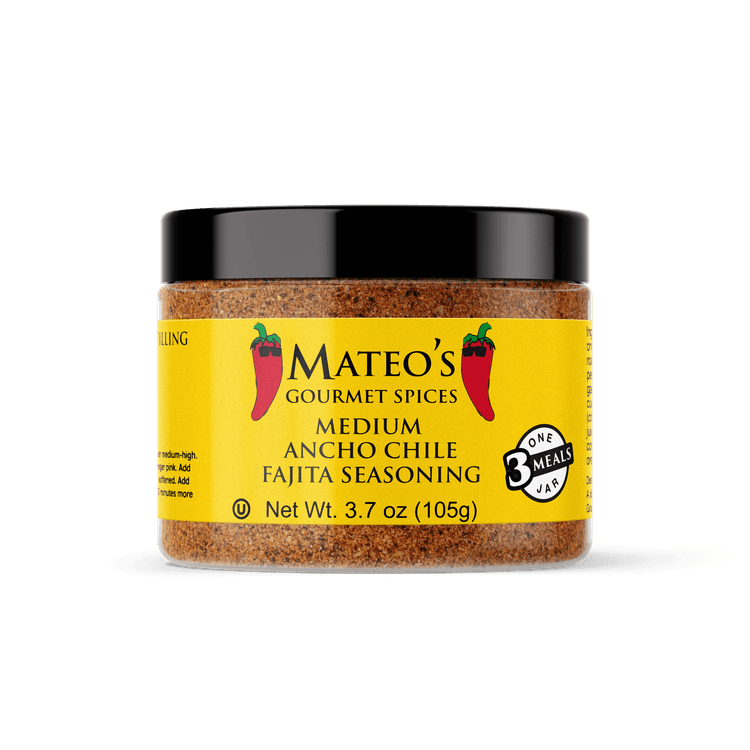 Mateo'S Gourmet Ancho Chile Fajita Seasoning Mix (3 Meals)