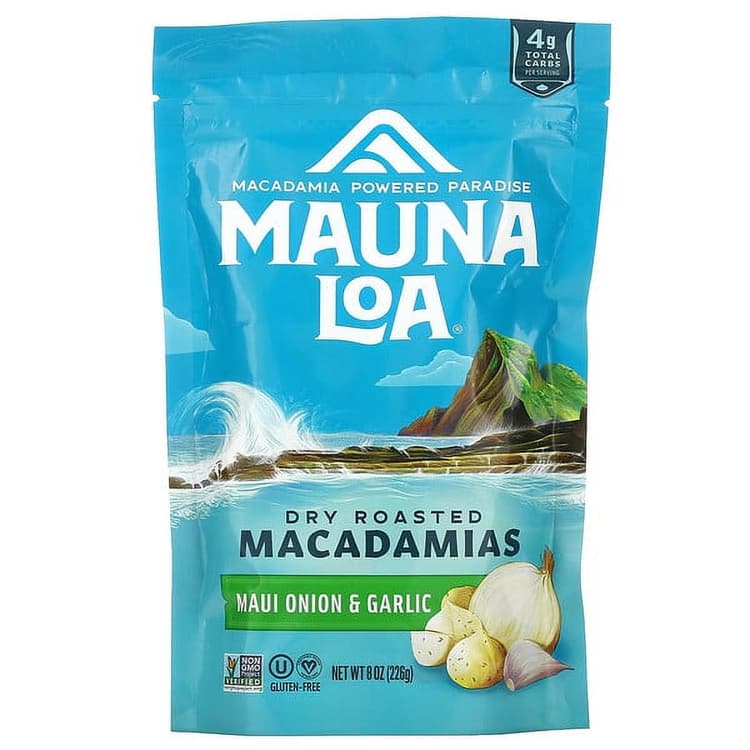 Mauna Loa Dry Roasted Macadamias Maui Onion & Garlic
