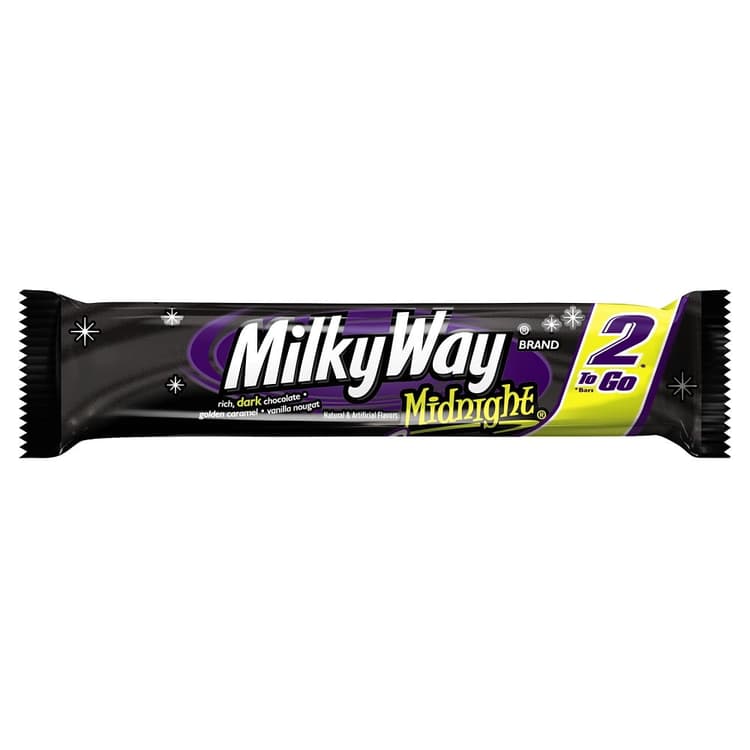 Milky Way Candy Midnight Dark Chocolate Bar, Share Size