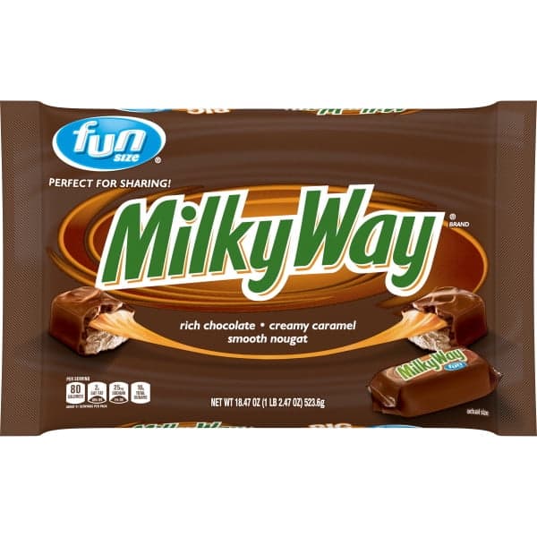 Milky Way Fun Size Milk Chocolate Candy Bars