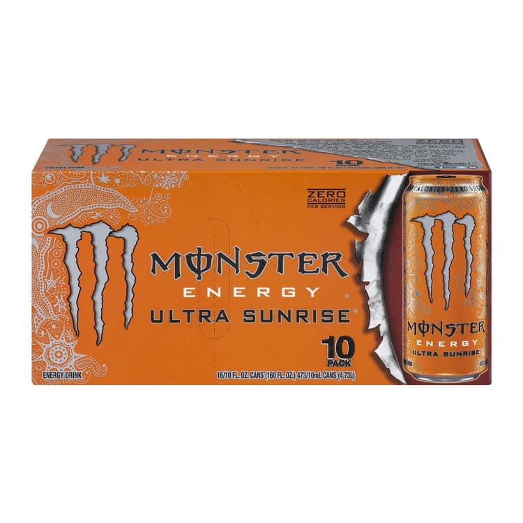 Monster Energy Drink Zero Sugar Ultra Sunrise