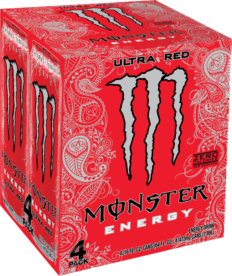 Monster Energy Energy Drink, Ultra Red