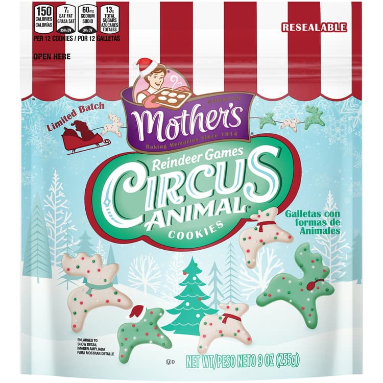Mother'S Reindeer Games Circus Animal Cookies