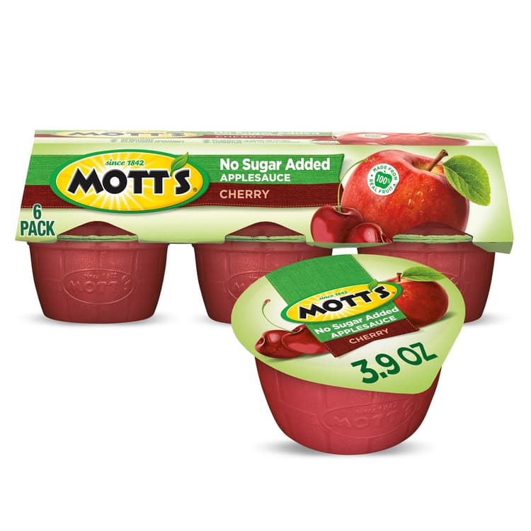Motts Applesauce Unsweetened Cherry Cups