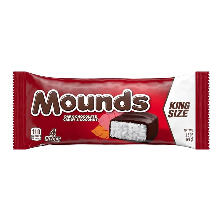 Mounds Dark Chocolate And Coconut King Size Candy