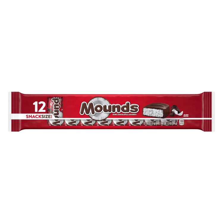 Mounds Dark Chocolate And Coconut Snack Size Candy