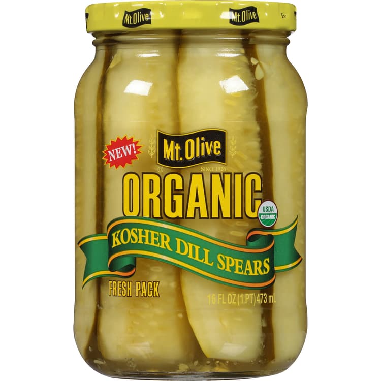 Organic Kosher Dill Spears Pickles