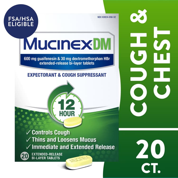 Mucinex Dm 12 Hour Expectorant & Cough Suppressant