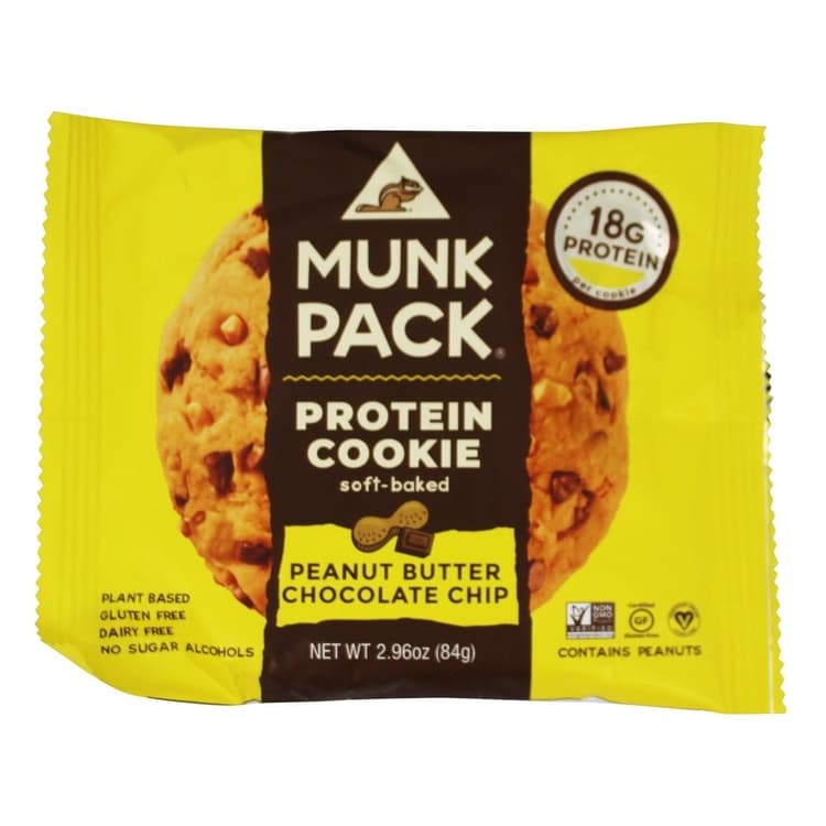 Munk Pack Soft Baked Peanut Butter Chocolate Chip Protein Cookie