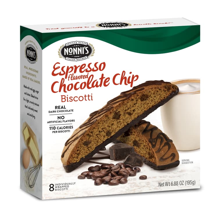 Nonnis Biscotti Espresso Chocolate Chip