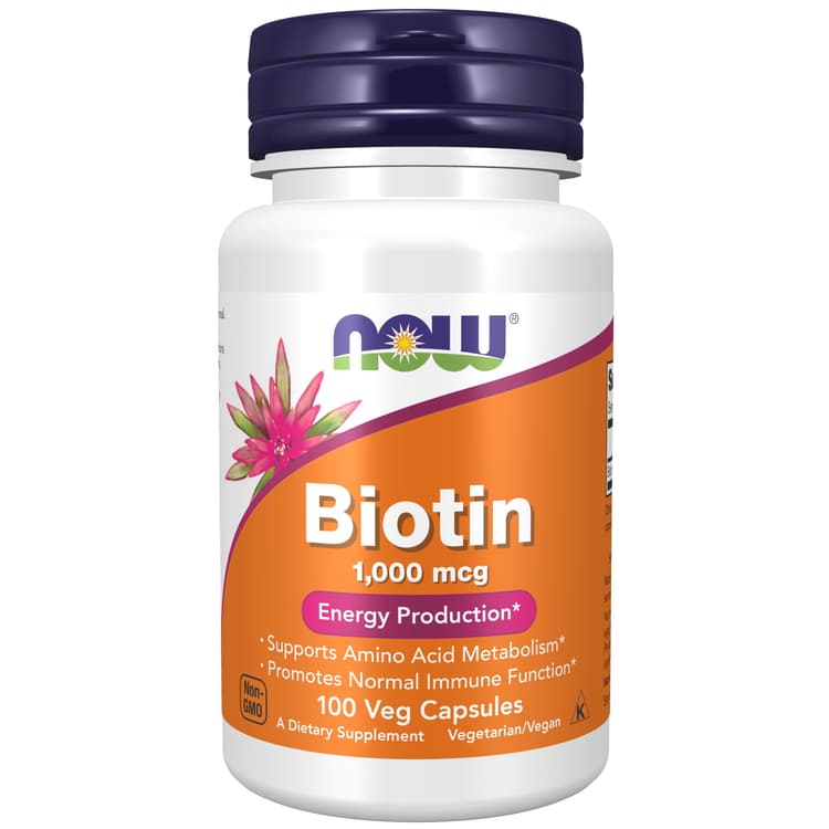 Now Biotin - 1000 Mcg