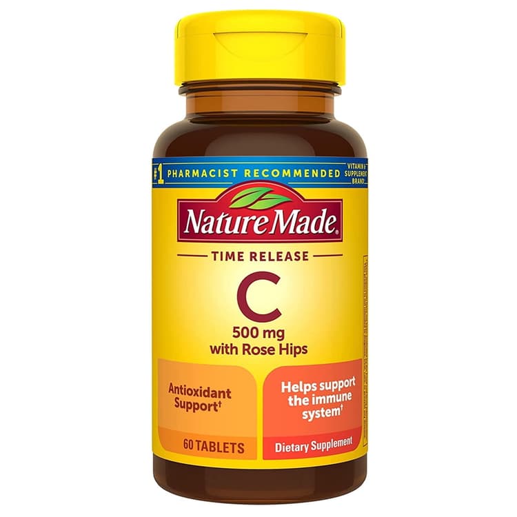 Nature Made Vitamin C Time Release Tablets With Rose Hips, To Help Support The Immune System