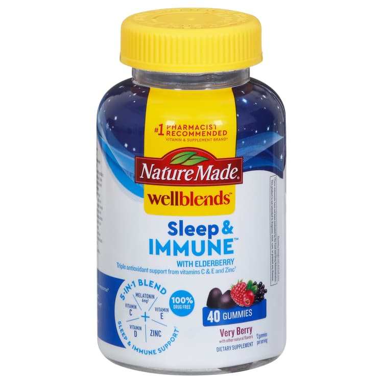 Nature Made Wellblends Sleep And Immune Gummies