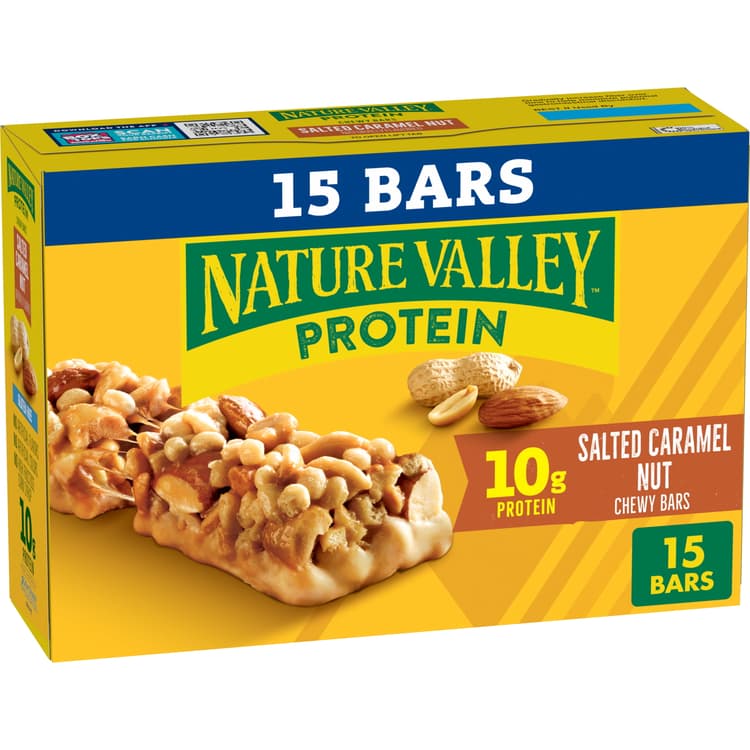 Nature Valley Protein Granola Bars, Salted Caramel Nut, Snack Bars
