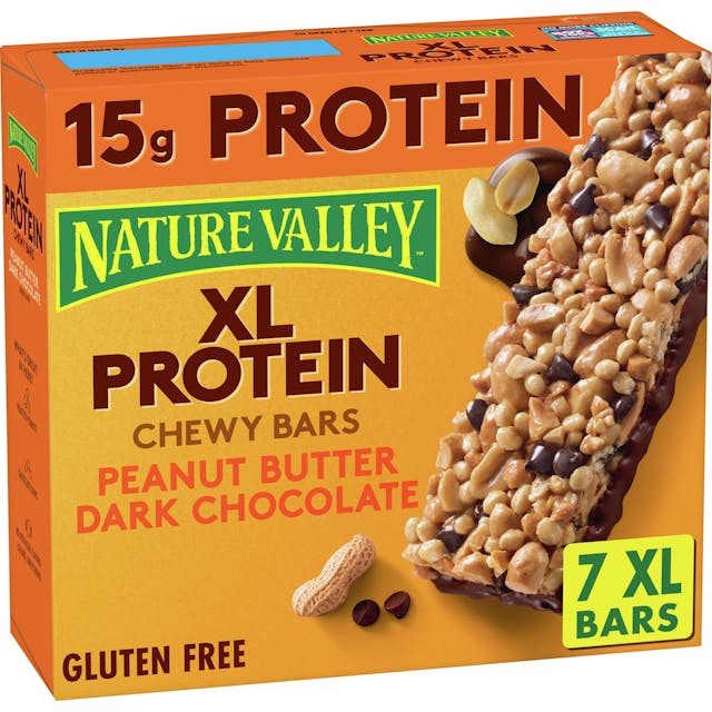 Nature Valley Xl Protein Granola Bars, Peanut Butter Dark Chocolate