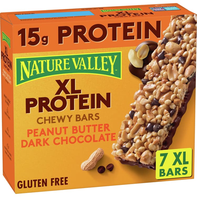 Nature Valley Xl Protein Granola Bars, Peanut Butter Dark Chocolate