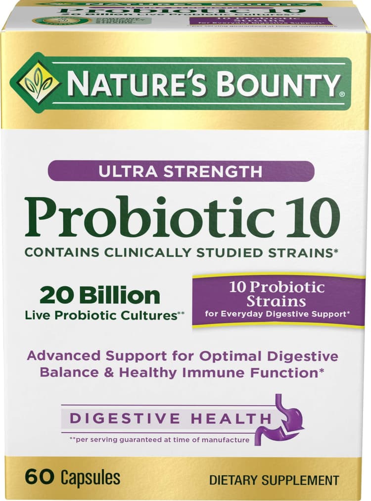 Natures Bounty Ultra Strength Capsules Probiotic