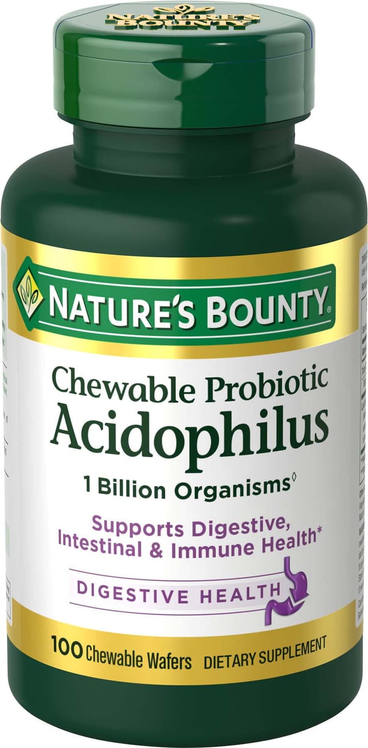Natures Bounty Tabs Acidophilus Chewable