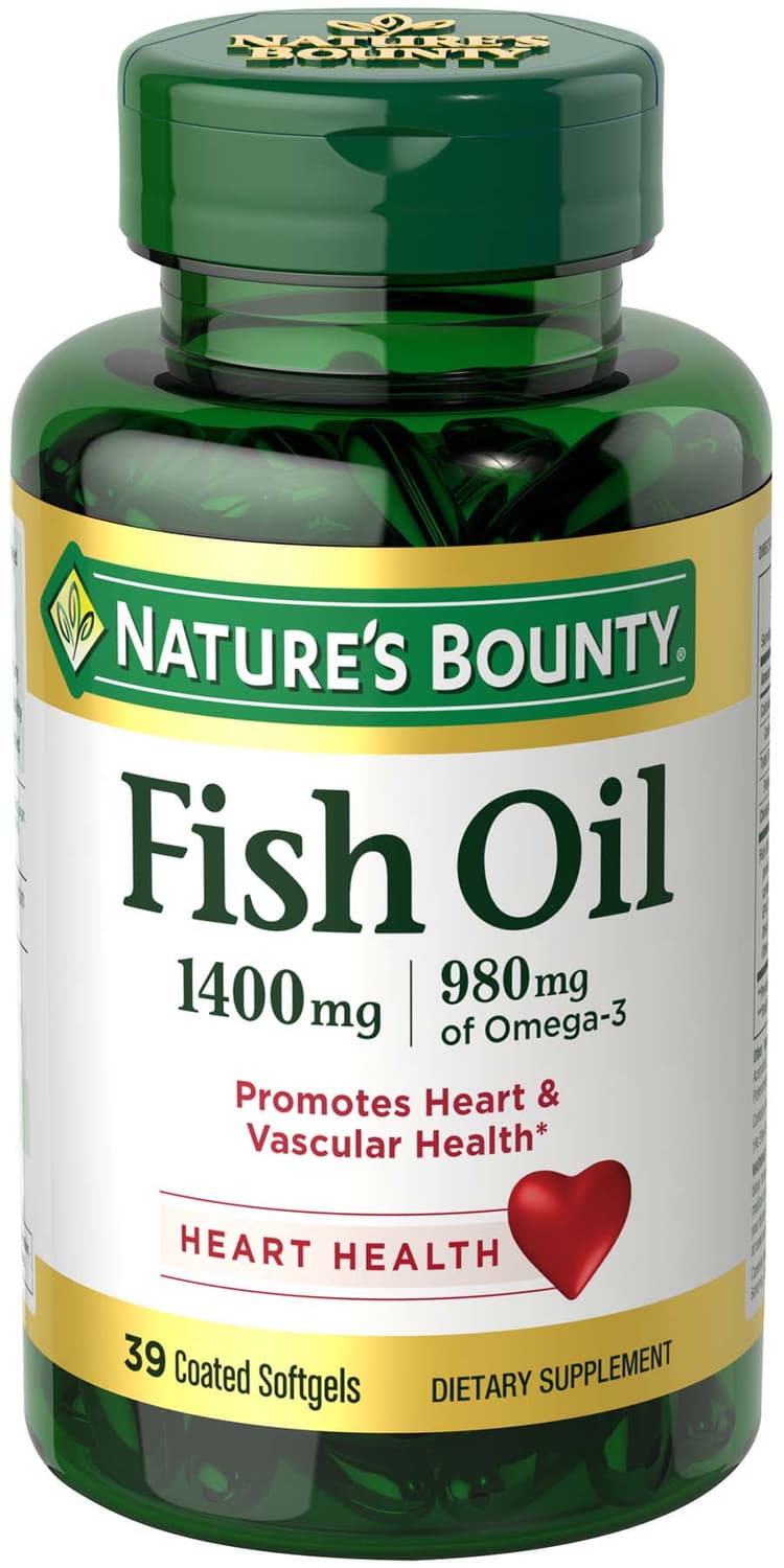 Nature'S Bounty Fish Oil Omega-3 Triple Strength Softgels