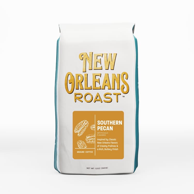 New Orleans Roast Coffee, Ground, Southern Pecan