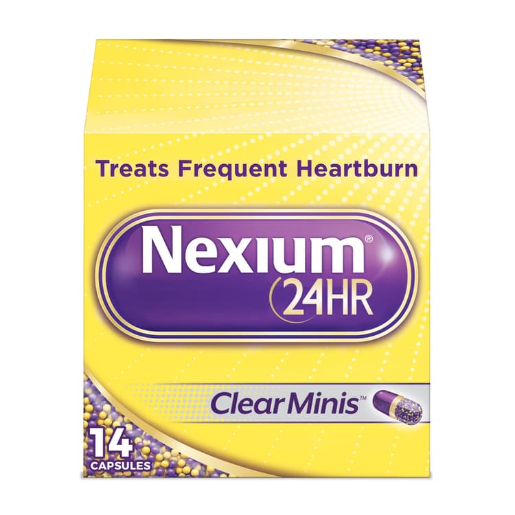 Nexium Clearminis 24Hr Acid Reducer Capsules With Esomeprazole Magnesium