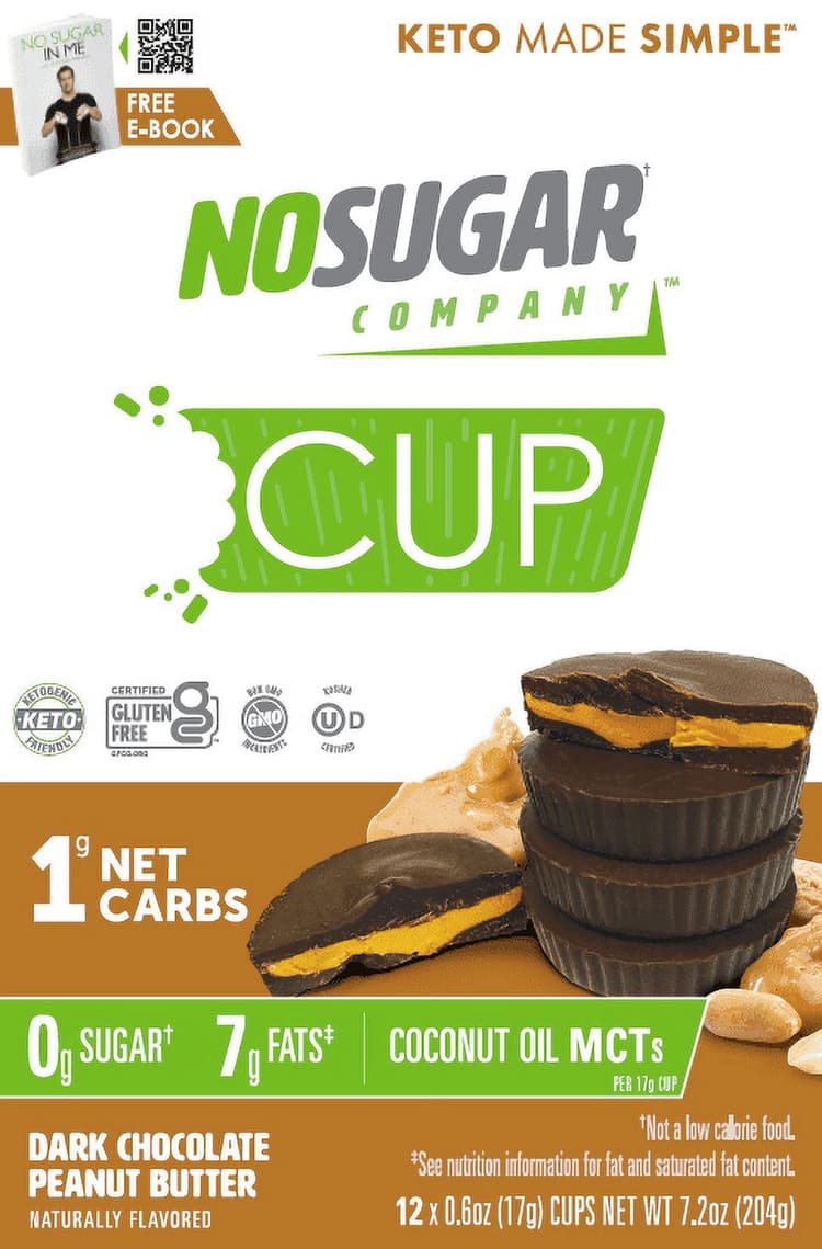 No Sugar Company Dark Chocolate Peanut Butter
