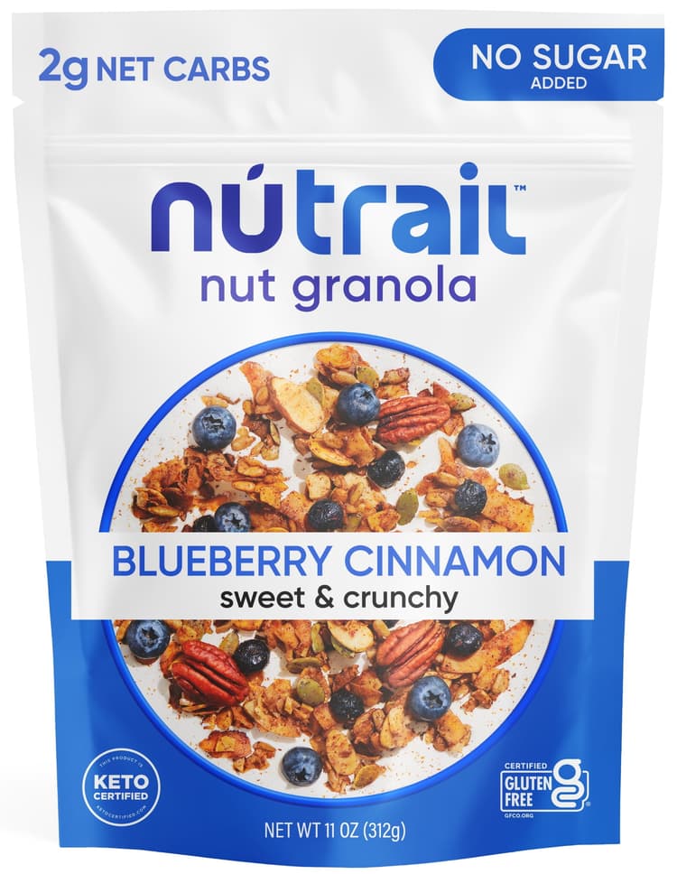 Nutrail Keto Nut Granola - Blueberry Cinnamon