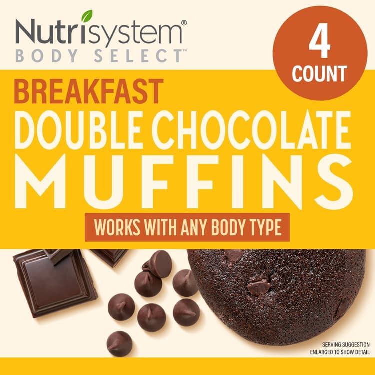 Nutrisystem Double Chocolate Breakfast Muffins, Delicious Pastries To Start Your Day Off Strong