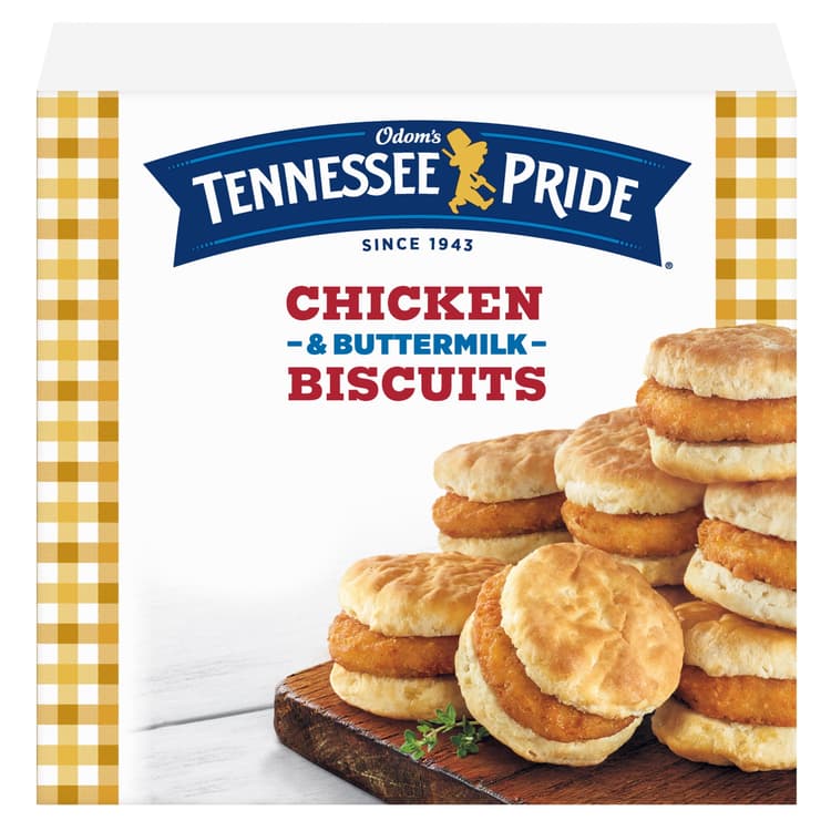 Odom'S Tennessee Pride Chicken & Buttermilk Biscuits Breakfast Sandwiches