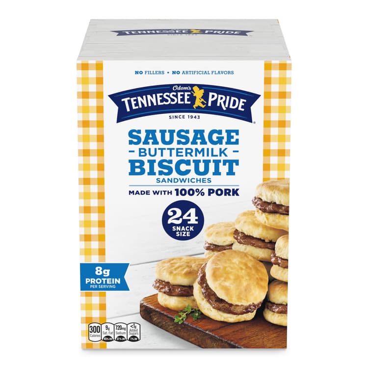 Odom'S Tennessee Pride Snack Size Sausage & Buttermilk Biscuits