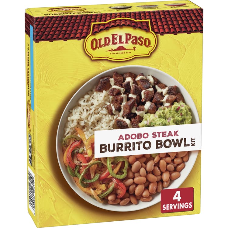 Old El Paso Adobo Steak Burrito Bowl Kit