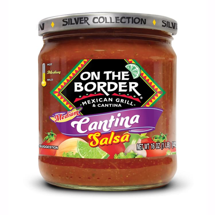 On The Border Medium Cantina Salsa, Gluten-Free, Jar