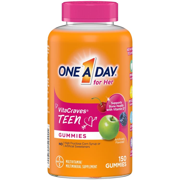 One A Day For Her Teen Multivitamin Gummies