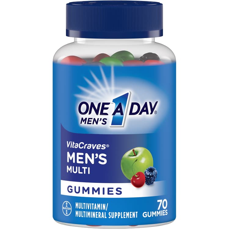 One A Day Men'S Vitacraves Adult Multivitamin Gummies