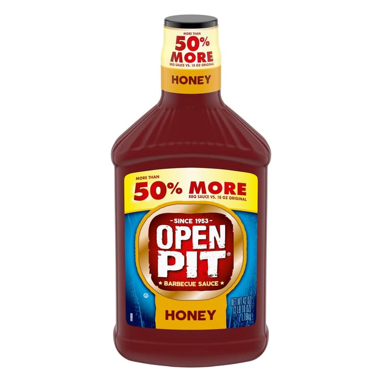 Open Pit Blue Label Honey Barbecue Sauce Made With Pure Honey