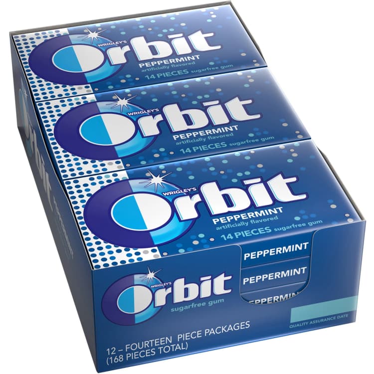 Orbit Peppermint Sugarfree Gum