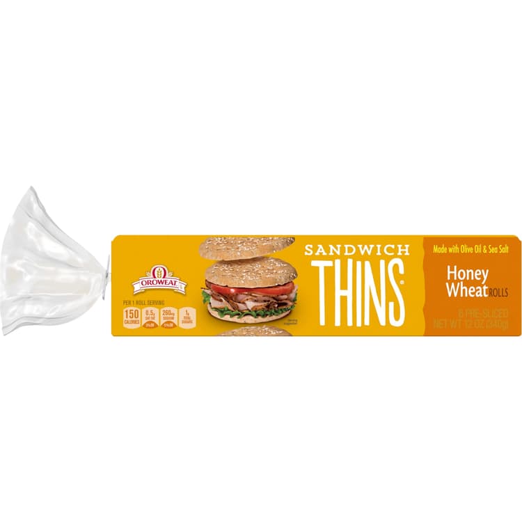 Oroweat Honey Wheat Sandwich Thins