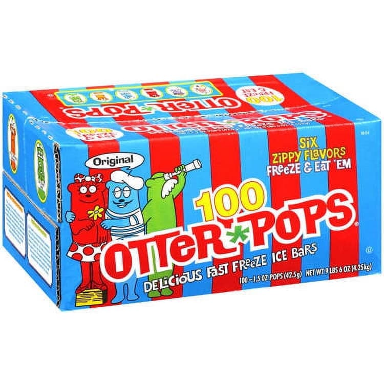 Otter Pops Original Assorted Fruit Ice Pops