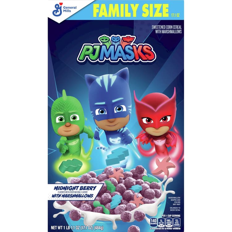 Pj Masks Midnight Berry Breakfast Cereal