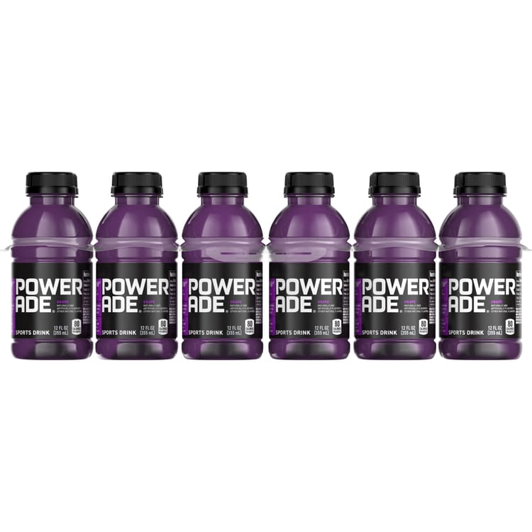 Powerade Grape Bottles