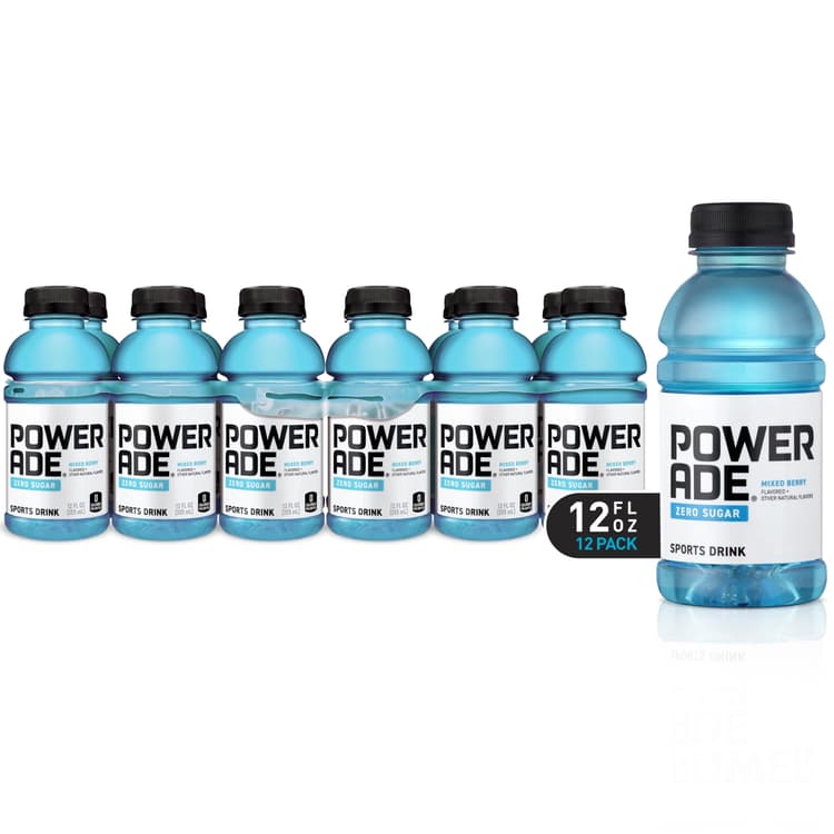 Powerade Zero Mixed Berry Bottles