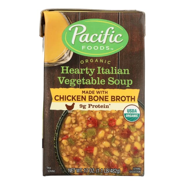 Is it Pistachio Free? Pacific Foods Organic Hearty Italian Vegetable Soup